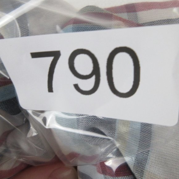 Lord & Taylor Plaid Dress Size M Red White Blue - Picture 10 of 10